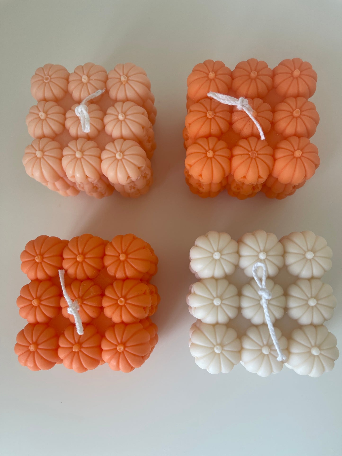 Pumpkin Cube Candle