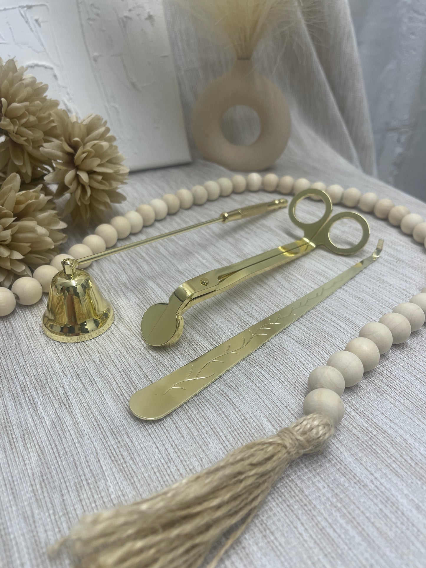 Candle Care Set - Gold