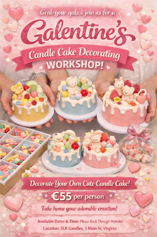 Galentine's Candle Cake Decorating Workshop