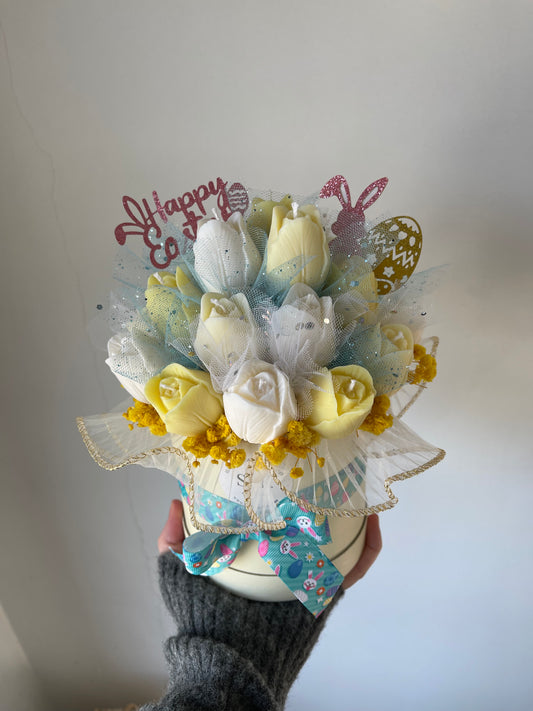 Easter Bouquet of Tulip Candles